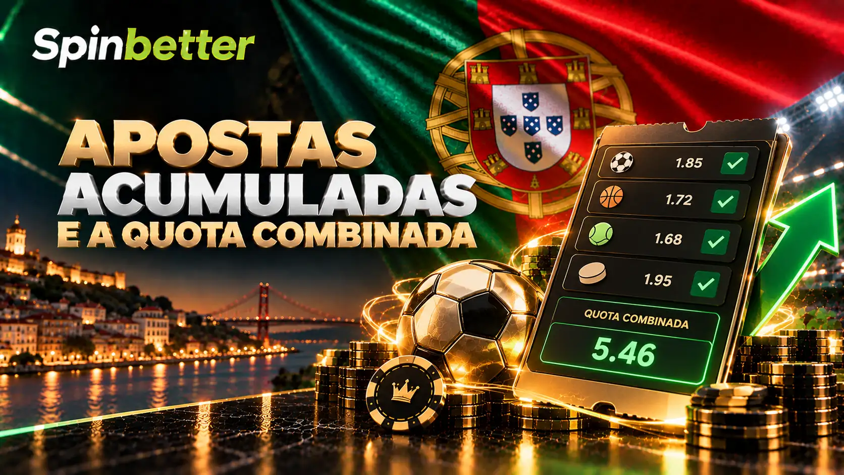 Como se forma a quota combinada SpinBetter